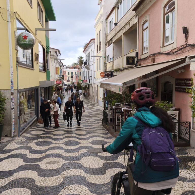 Exploring the center of cascais village.
