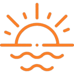 Outdoor sunset experience with Volta Adventures