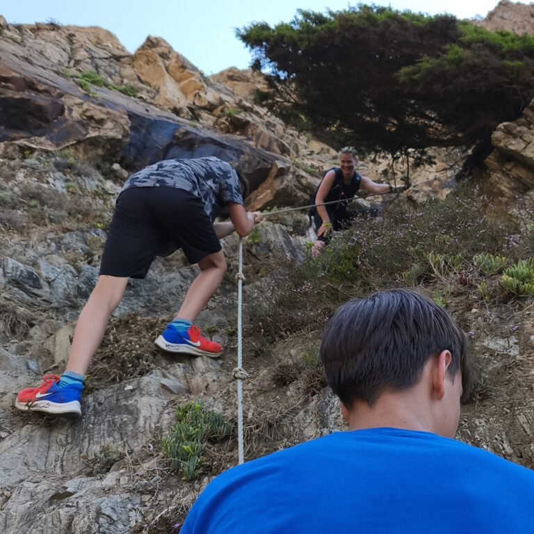 Impressive cliffside view of the Sintra coast along the Atlantic Wild Hike.